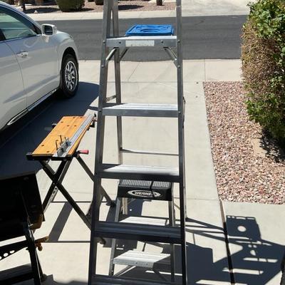 Werner Ladder & Task Force Workbenches Lot This ver