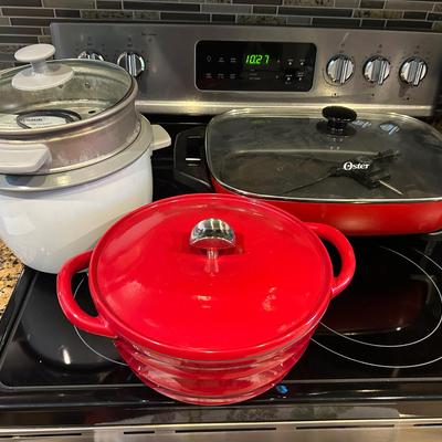 Rice Cooker, Dutch Oven & Electric Skillet