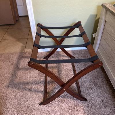 Folding Wooden Luggage Rack