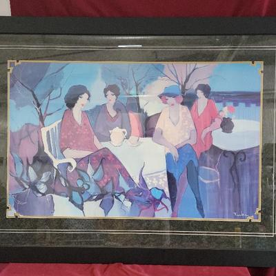 LARGE Women At Lunch Print 