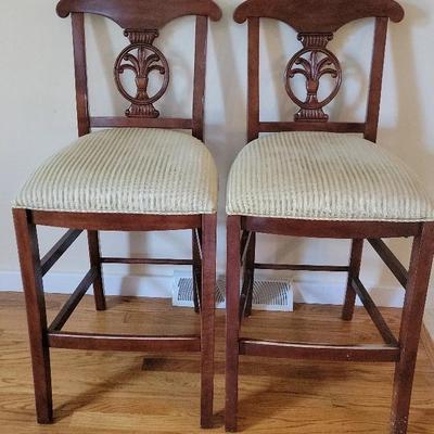 Pair of Bar Height Stools 