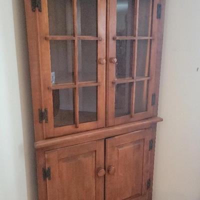 Vintage Corner Cabinet 