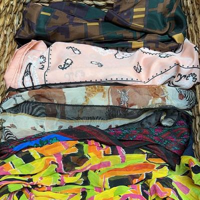 Ladies Silk Scarves And Belts