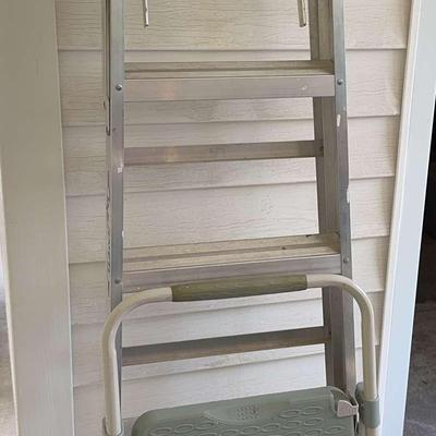 Werner 6” Ladder And 2 Step Stool