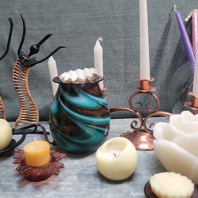 Candle Collection Featuring Copper From Utah And Luminara