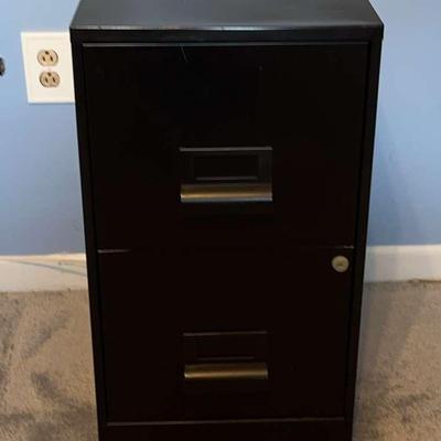 2 Drawer Filling Cabinet With Folders