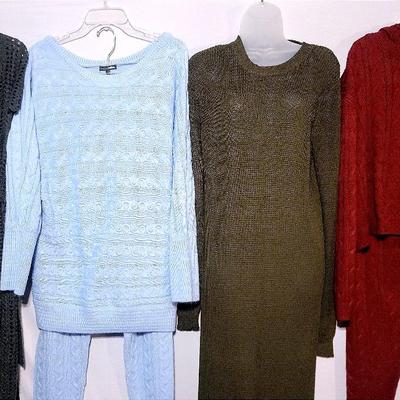 Women's Sweater Ensembles Size L And XL