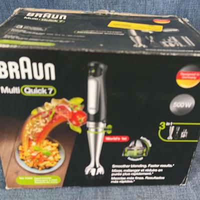 Braun MultiQuick 7 3-in-1 Immersion Blender with Food Processor