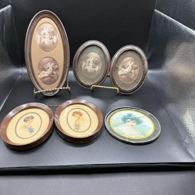 Lot Of Vintage Framed Pictures- Cupids & Ladies
Lot #: 135