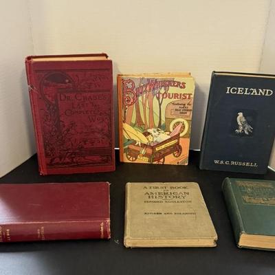 Lot Vintage Books- Billy Whiskers, Iceland, Anatomy, Dr Chase's Last & Complete Works & More.
Lot #: 148