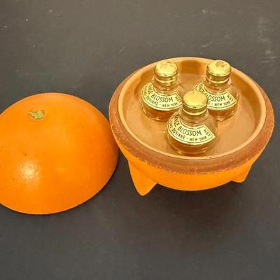 Vintage Orange Blossom Perfume Holder With Bottles
Lot #: 141