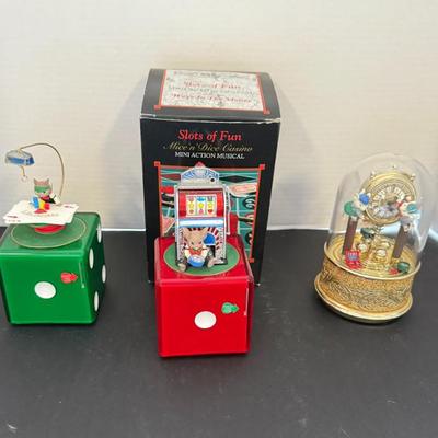 Lot (3) Enesco Musicals / Music Boxes
Lot #: 168