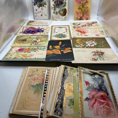Large Lot Of Vintage Floral Postcards
Lot #: 99