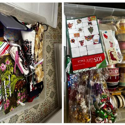 Mystery Lot Of Gift Bags And Bows