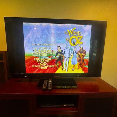 58 Inch Panasonic Plasma TV With Panasonic Blu-Ray Disc Player