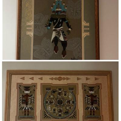 Authentic Navajo Sandpainting Artwork