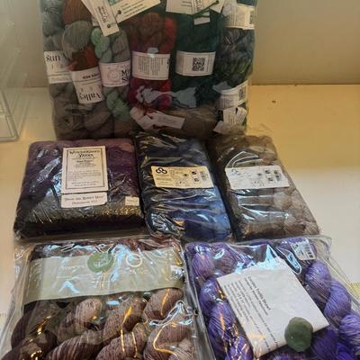 Huge Lot Of Quality Yarn Includes Wonderland, Marino, So Much More!