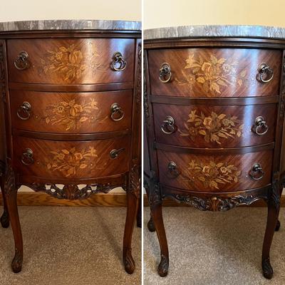 French Style End Tables 
