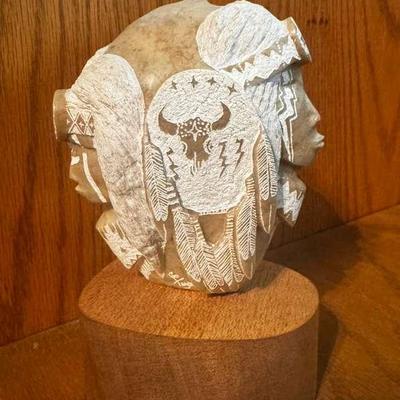 Native American Navajo Alabaster Sculpture