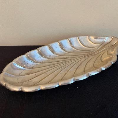 Sterling Silver Leaf Dish (294g)