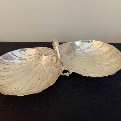 Sterling Silver Double Shell Catch-All (167g)