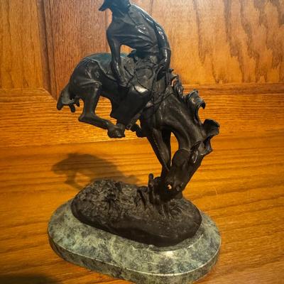 Frederic Remington "Outlaw" Bronze Sculpture Reproduction