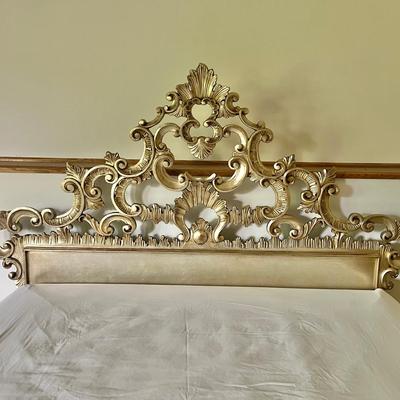 Vintage Gold Gilt Headboard Bedframe 