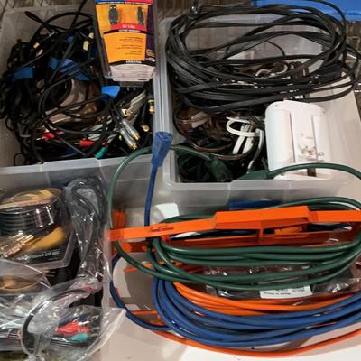 Power Cords, Cables Mystery Lot