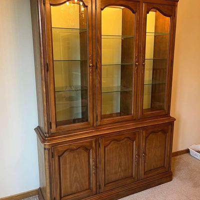 Kindel Grand Rapids Illuminated Display Hutch  