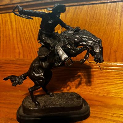 1992 Collector West  Frederic Remington Reproduction , "The Bronco Buster"