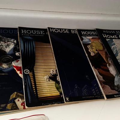 Vintage House Beautiful Home & Field Magazines 1930s