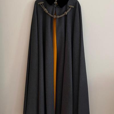 Vintage 40s Military Academy Cadets Dress Cloak Coat