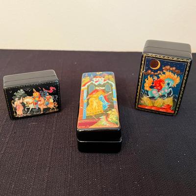 Traditional Russian Hand Painted “Golden Cockerel” By Mstera, “Humpbacked Pony” By Palekh & More
