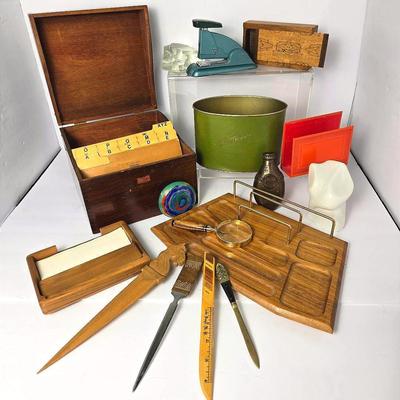MCM Style & Vintage Desk & Office Accessories, Paperweights, More