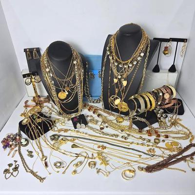Costume Jewelry (Copper & Gold-Tone) - Necklaces, Bracelets & More