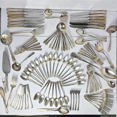 Vintage Holmes & Edwards Silverplate Flatware Set – 90 Piece Service for 12 & Extras