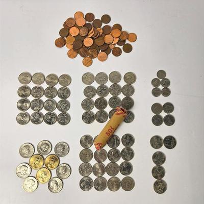 Susan B. Anthony & Sacagawea Golden Dollars, Quarters, Pennies & More Coins