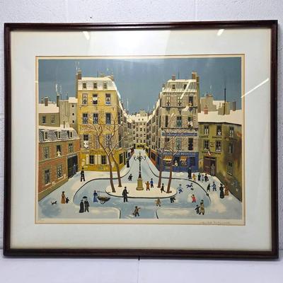 Michel Delacroix Signed & Numbered Print “Le Square” 