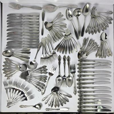 Oneida & Community Silverplate Flatware Sets – Service for 12 Each