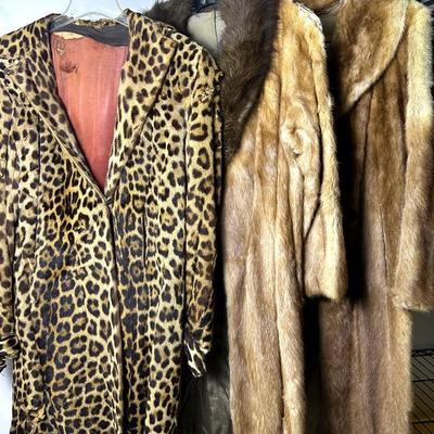 Vintage Fur Coats - (Damaged/Needs Repair)
