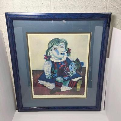 Collection Domain Picasso Numbered Print “Maya With Doll” 