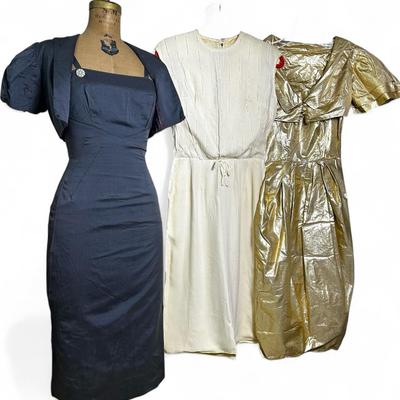 Vintage Formal Dresses (3) - (Size S)