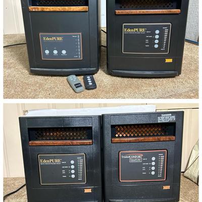 Edenpure Infrared Portable Heaters (4)-14X19X17”