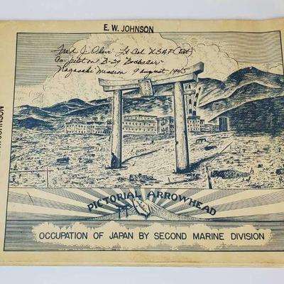 WWII Pictorial Arrowhead Book: Occupation of Japan by Second Marine Division
