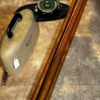 Vintage Powr Kraft Transit & David White Tripod 60”