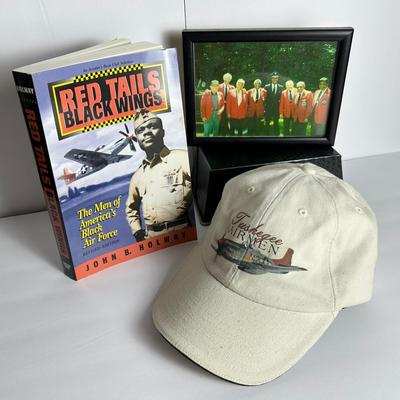 Tuskegee Airmen autographed book “Red Tails, Black Wings” 