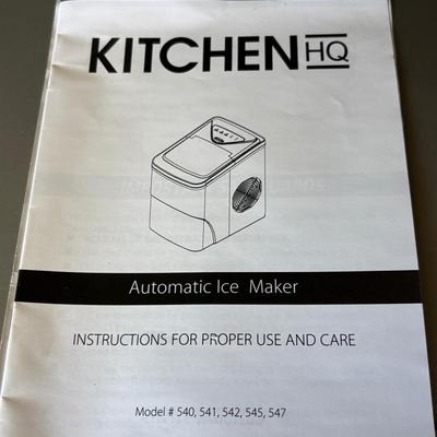New, Open Box Kitchen HQ Countertop Ice Maker - Model 541