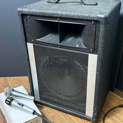 Peavey Amp Model 11OH & Shure Microphones Models PE588 & 515SB