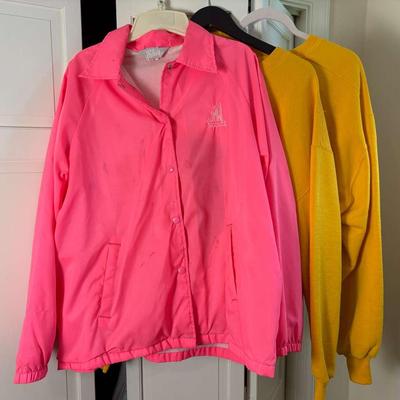 Russell 90's Crewneck Sweatshirts & Vintage Women's Windbreaker  