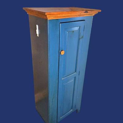 Painted Pine Jelly Cabinet - 23"x14"x51"